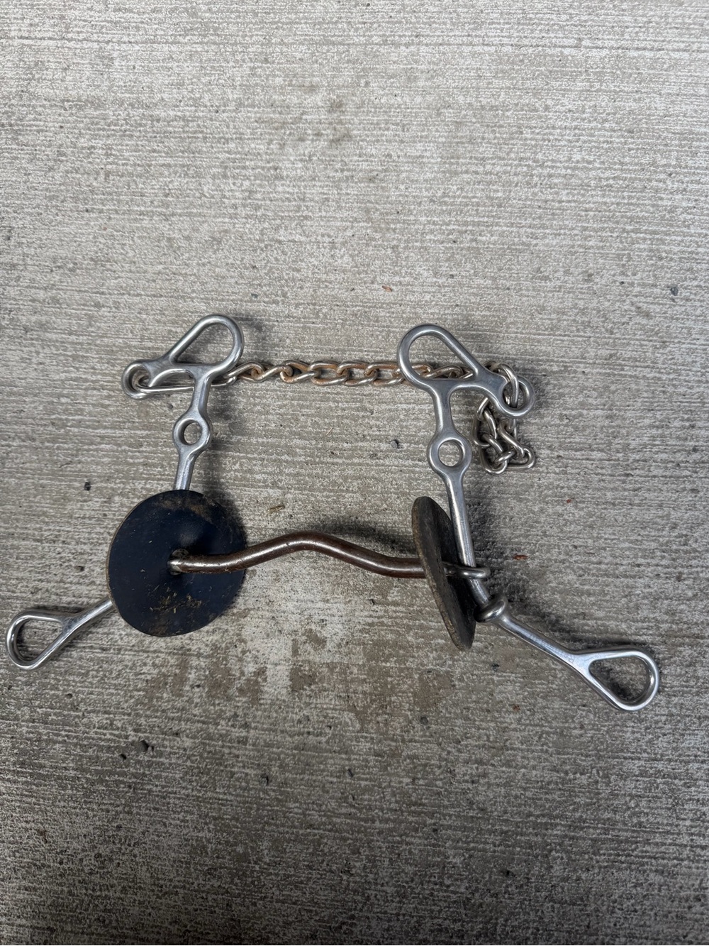 Barrel Racing Bit with Bit Guards
